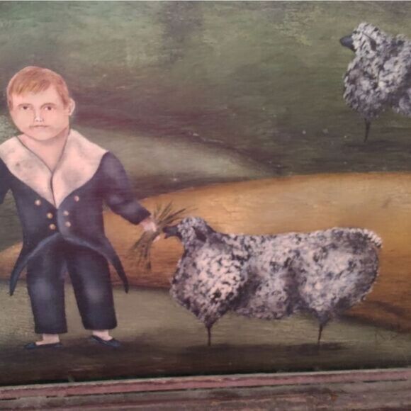 Folk art oil painting by‎ Doug Stone - Picture 2 of 13